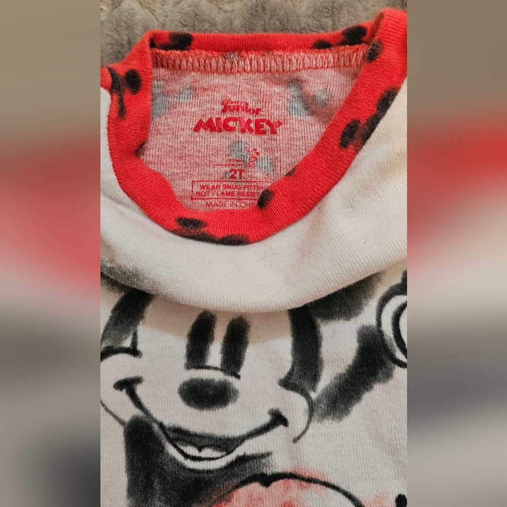 Mickey Mouse 2T Pajama Set - Picture 3 of 4